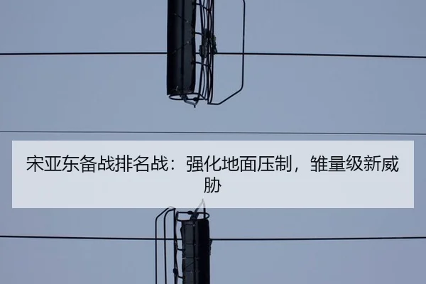 宋亚东备战排名战：强化地面压制，雏量级新威胁
